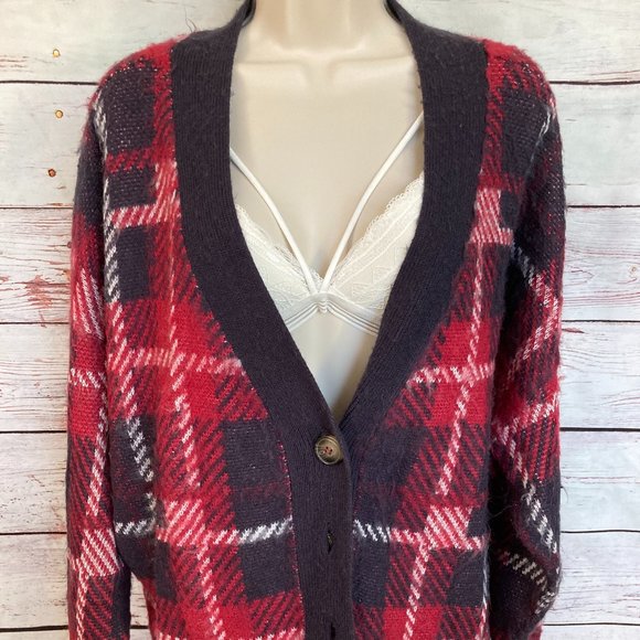 Oversized Plaid Sweater | Plus Size XXL - Picture 2 of 8